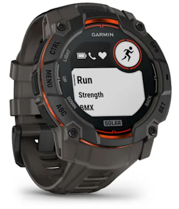 Garmin Instinct 3 Solar 1,3" MIP Smartwatch Schwarz