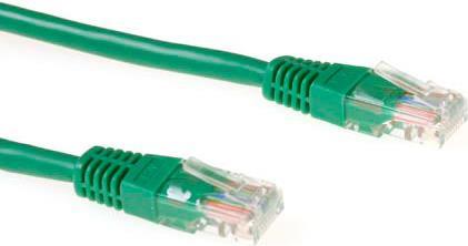 ACT Green 7 meter U/UTP CAT6 patch cable with RJ45 connectors. Cat6 u/utp green 7.00m (IB8707)