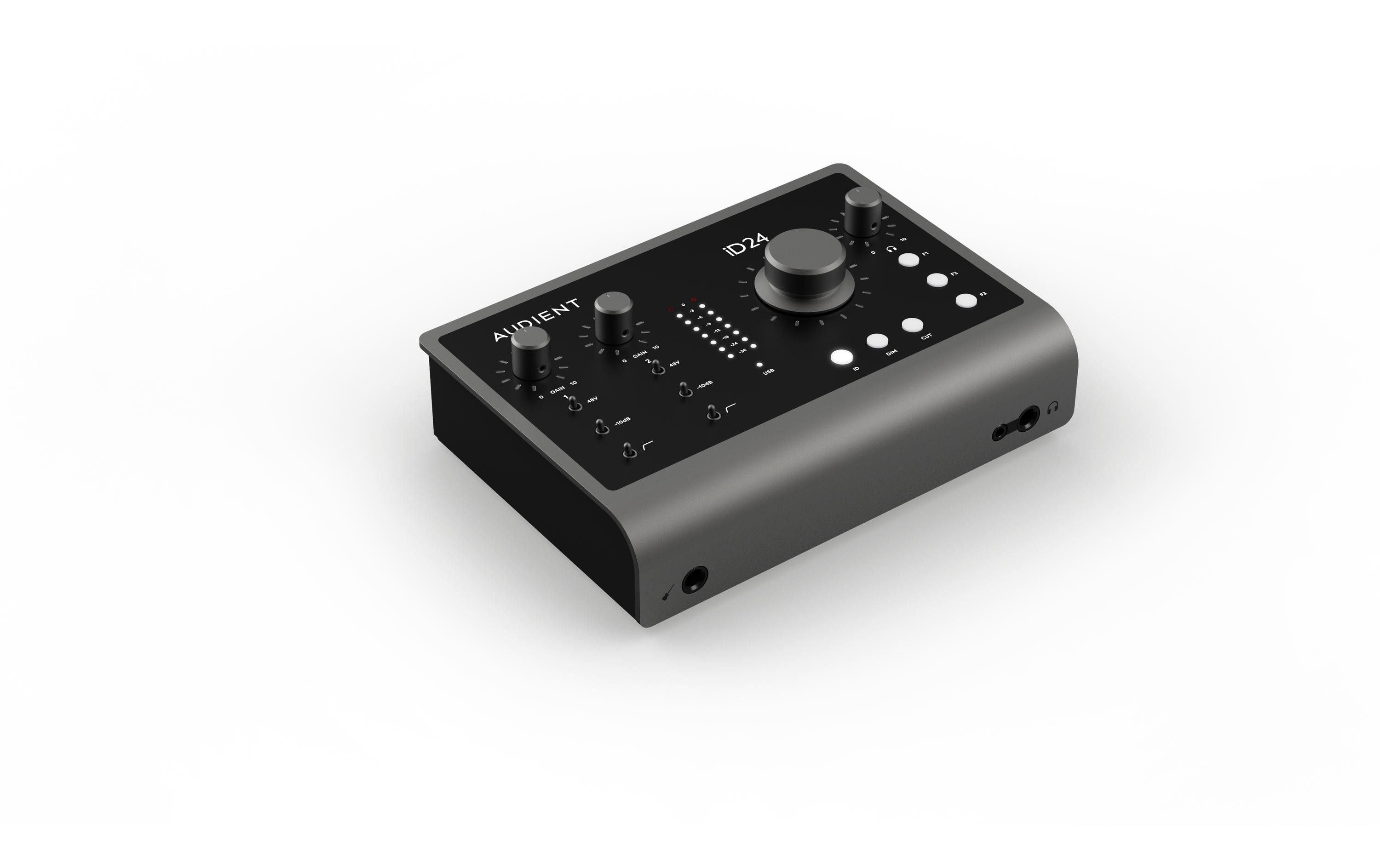 Audient iD24 10in/14out USB-C Audio-Interface Schwarz