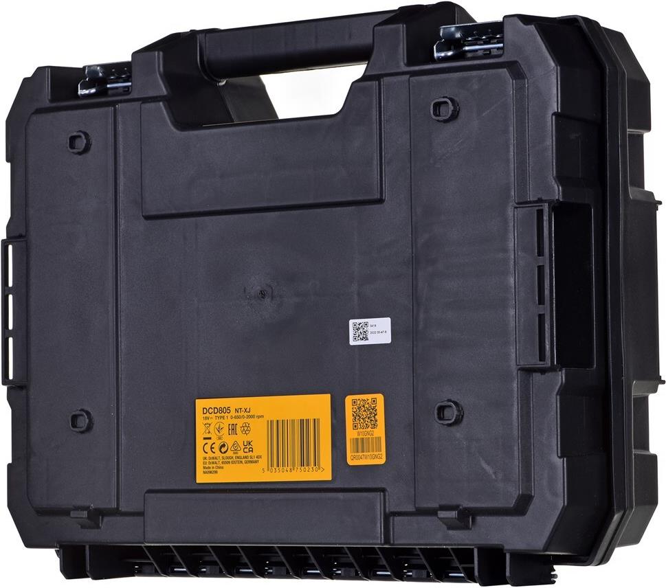 DeWalt DCD805NT-XJ Akku-Schlagbohrschrauber 18 V 90 Nm Schwarz, Gelb