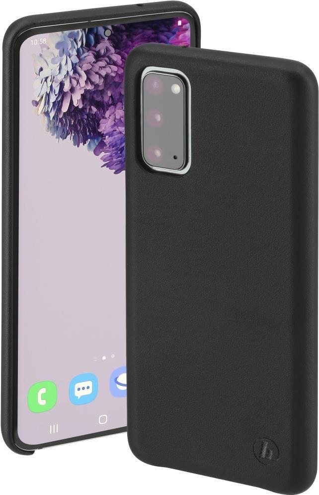 Hama Esential Line Finest Sense - Hintere Abdeckung für Mobiltelefon - Kunstleder - Schwarz - für Samsung Galaxy S20, S20 5G (00196838)