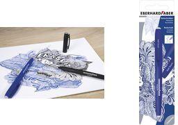 EBERHARD FABER Gelschreiber Erase it!, blau Strichstärke: 0,7 mm, nachfüllbar, Schreibfarbe: blau, - 1 Stück (582181)