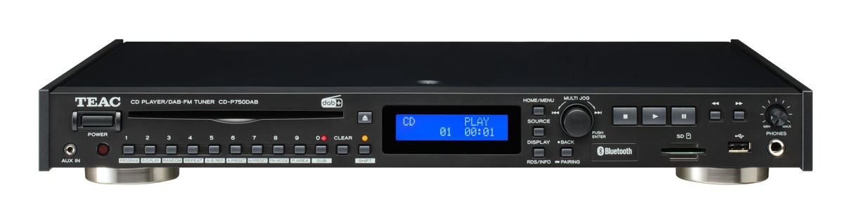 TEAC CD-P750DAB-B CD-Player und CD-Rekorder DAB+/FM Bluetooth Schwarz