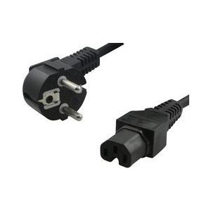 LogiLink Schuko Stromkabel, einseitig gewinkelt, 2,0 m (CP105)