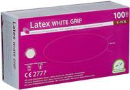 PAPSTAR unisex Einmalhandschuhe white grip transparent Größe XL 100 Stück (93078)