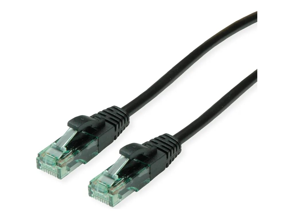 ROLINE 21.45.3157 Cat 6a UTP Patchkabel 10 m Schwarz