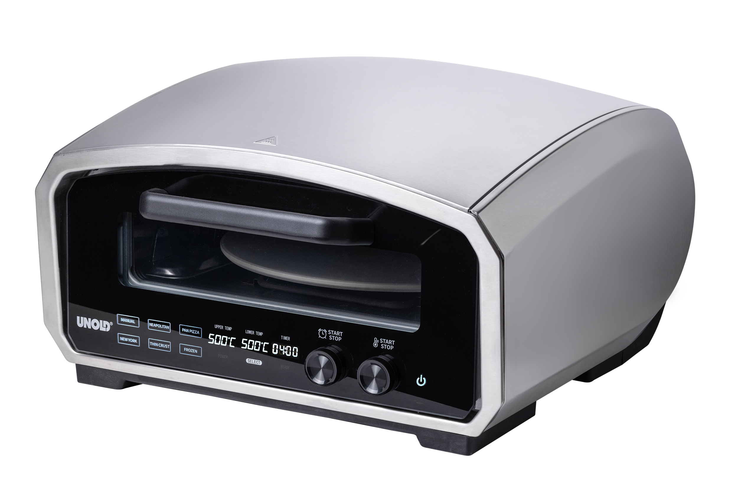 Unold Pizzaofen Enzo 68916 2100 W 500°C Schwarz