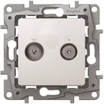 LEGRAND 664561 Niloe TV-Radio Durchgangsdose 14dB