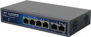 ALLNET Switch smart managed 6 Port Gigabit 95W / 4x PoE / 1x Gi 6 Port Gigabit 95W / 4x PoE / 1x PoE bt In / "ALL-SG8206PDM (ALL-SG8206PDM)