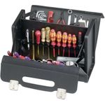 Parat New Classic Werkzeugtasche mit 8 Einsteckfächern 2460000401 Abmessungen: (L x B x H) 390 x 185 x 310 mm Rindsleder (2460000401)