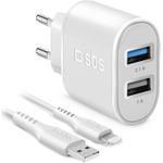 SBS TEKITTR2ULH2189A Ladegerät für Mobilgeräte Weiß Indoor (TEKITTR2ULH2189A)