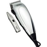 21 teiliges Haarschneideset • Ergonomisch geformt • einstellbarer Griff • mit Anwendungs DVD • Selbstschärfende Klingen • Extra - Batterie Detail Trimmer • Extrafein Trimmer • Extrafein Klinge • eingebaute Bürste • 10 Aufsteckkämme = 3, 6, 10, 13, 16, 19, 22, 25 mm • Aufsteckkamm linker Ohrbereich • Aufsteckkamm rechter Ohrbereich (HA-TRIMMER-18)