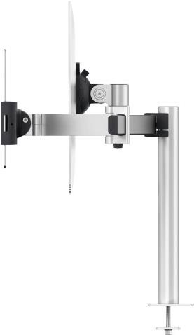 DURABLE Monitor Halterung PRO 508823 für 1 Monitor und 1 Tablet, Silber