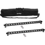 EUROLITE Set 2x LED PIX-16 QCL Leiste + Soft-Bag (20000991)