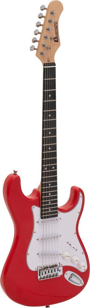 DIMAVERY J-400 E-Gitarre ST rot, 3/4 (26217216)