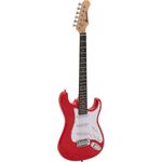 DIMAVERY J-400 E-Gitarre ST rot, 3/4 (26217216)
