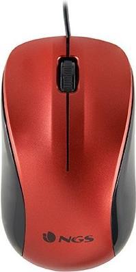 NGS CREW Maus Beidhändig USB Typ-A Optisch 1200 DPI (CREWRED)