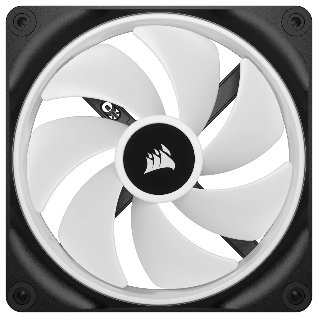 CORSAIR iCUE LINK QX140 RGB Gehäuselüfter 140 mm Schwarz (2 Stück)