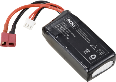 Reely Modellbau-Akkupack (LiPo) 7.4 V 1800 mAh Zellen-Zahl: 2 Racingpack T-Buchse (RE-8705352)