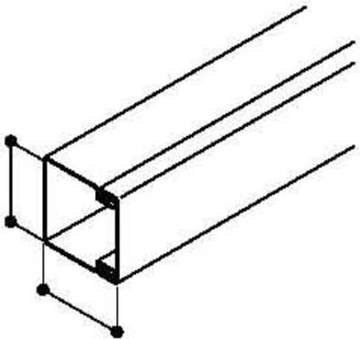 Leitungsführungskanal LKM 60060 60x60 verzinkt (6247091)