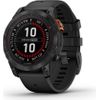 GARMIN fenix7 Pro Solar - GPS-Smartwatch (125 - 208 mm, Silikon, Schwarz/Schiefergrau) (010-02777-01)