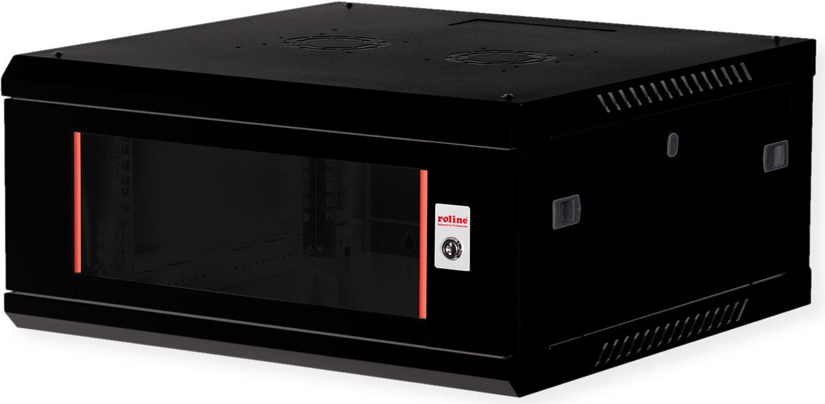 ROLINE 19 Zoll Wandgehäuse Basic Plus 600x600 BxT schwarz - Wandgehäuse (26.21.0288)