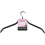 Peggy Perfect Metall-Kleiderbügel ohne Steg, 3er Pack Formbügel, extra stabil, gummiert, Breite: 400 mm, - 1 Stück (90575)