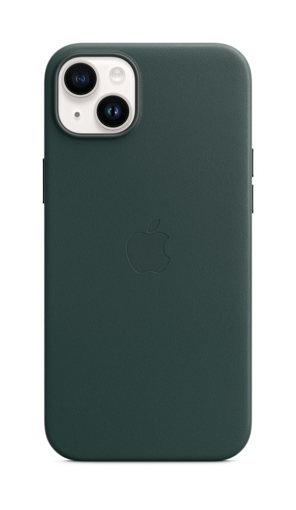 APPLE iPhone 14 Plus Leather Case with MagSafe - Forest Green (MPPA3ZM/A)