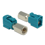 DeLOCK RF-Adapter FME (S) bis FAKRA Z-Anschluss (W) (88927)