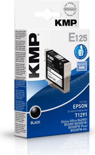 KMP E125 Schwarz kompatibel (1617,4001)