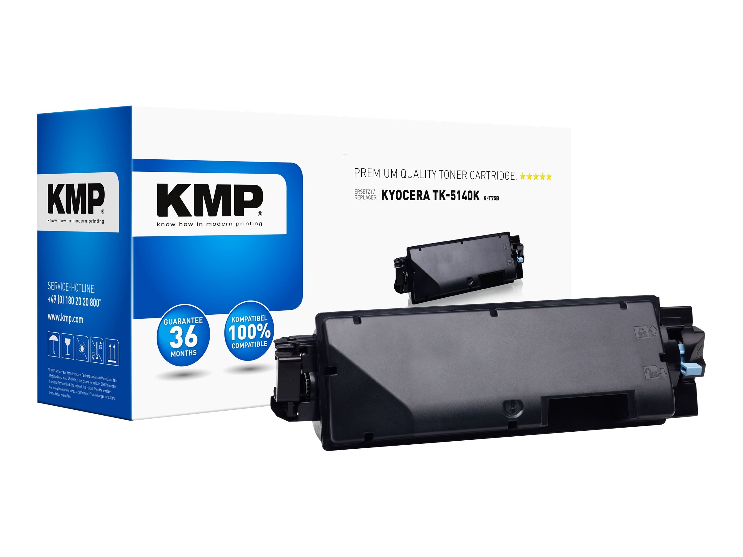 KMP K-T75B Tonerkartusche 7000 Seiten Schwarz