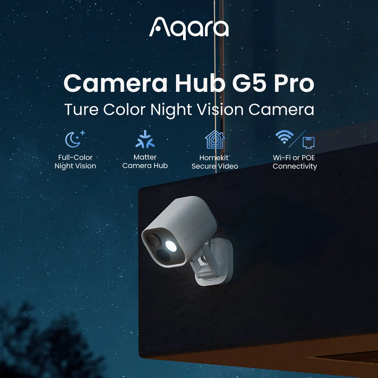 Aqara Hub G5 Pro CH-C03D Smart-Home-Hub mit IP-Sicherheitskamera Grau