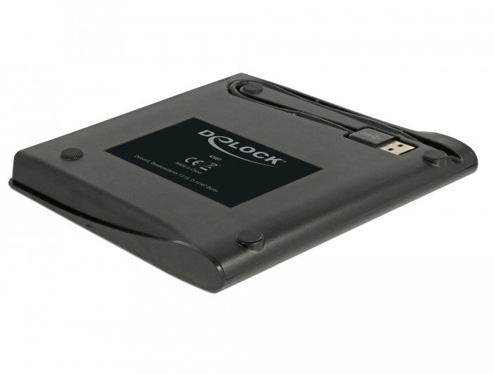Delock Externes Gehäuse 5,25" Ultra Slim SATA auf USB 3.0 Schwarz