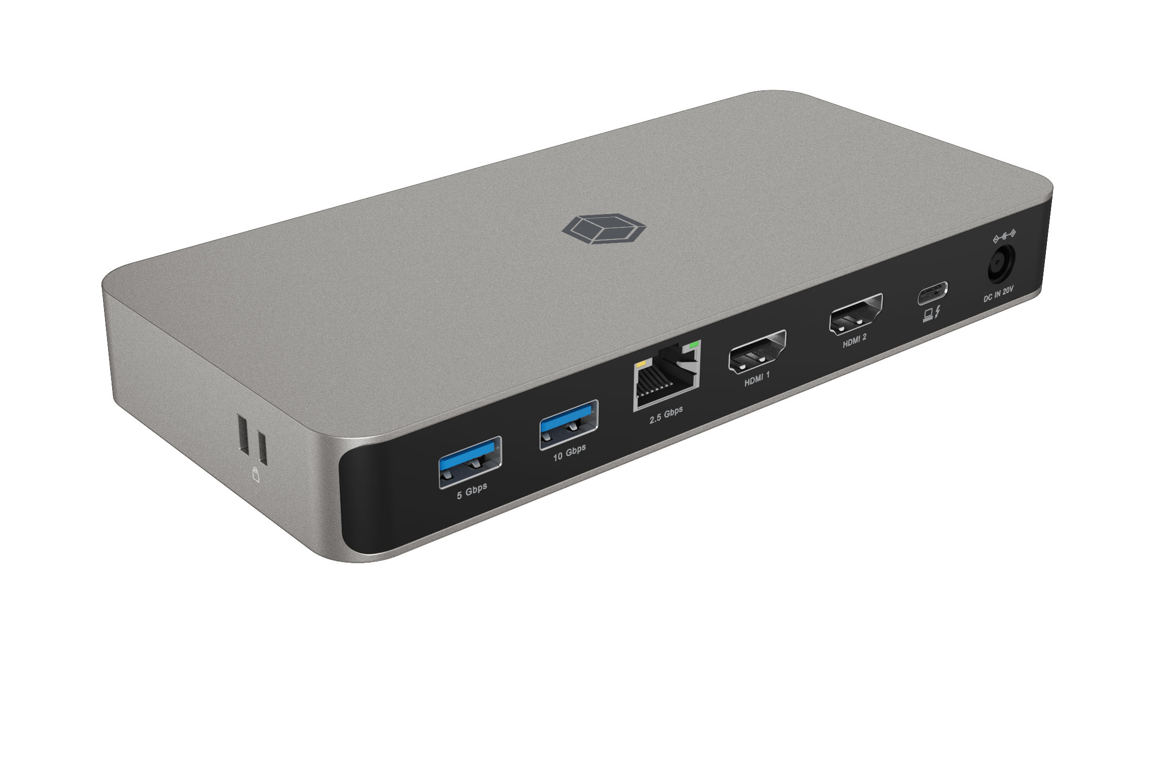 ICY BOX IB-DK2880-C41 Dockingstation USB4 2 x HDMI 100 W Anthrazit Schwarz