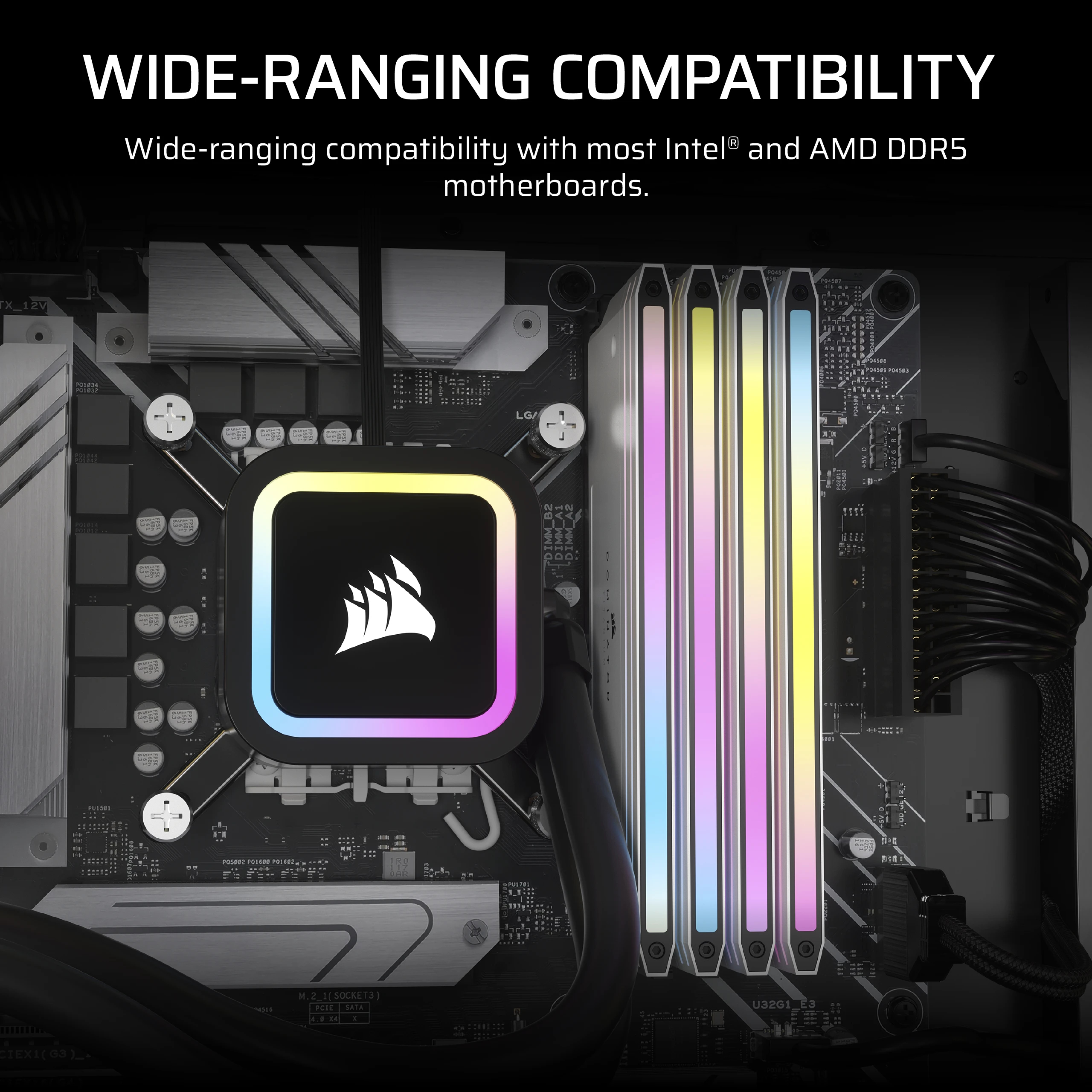 Corsair DOMINATOR TITANIUM Light Enhancement Kit RGB Weiß