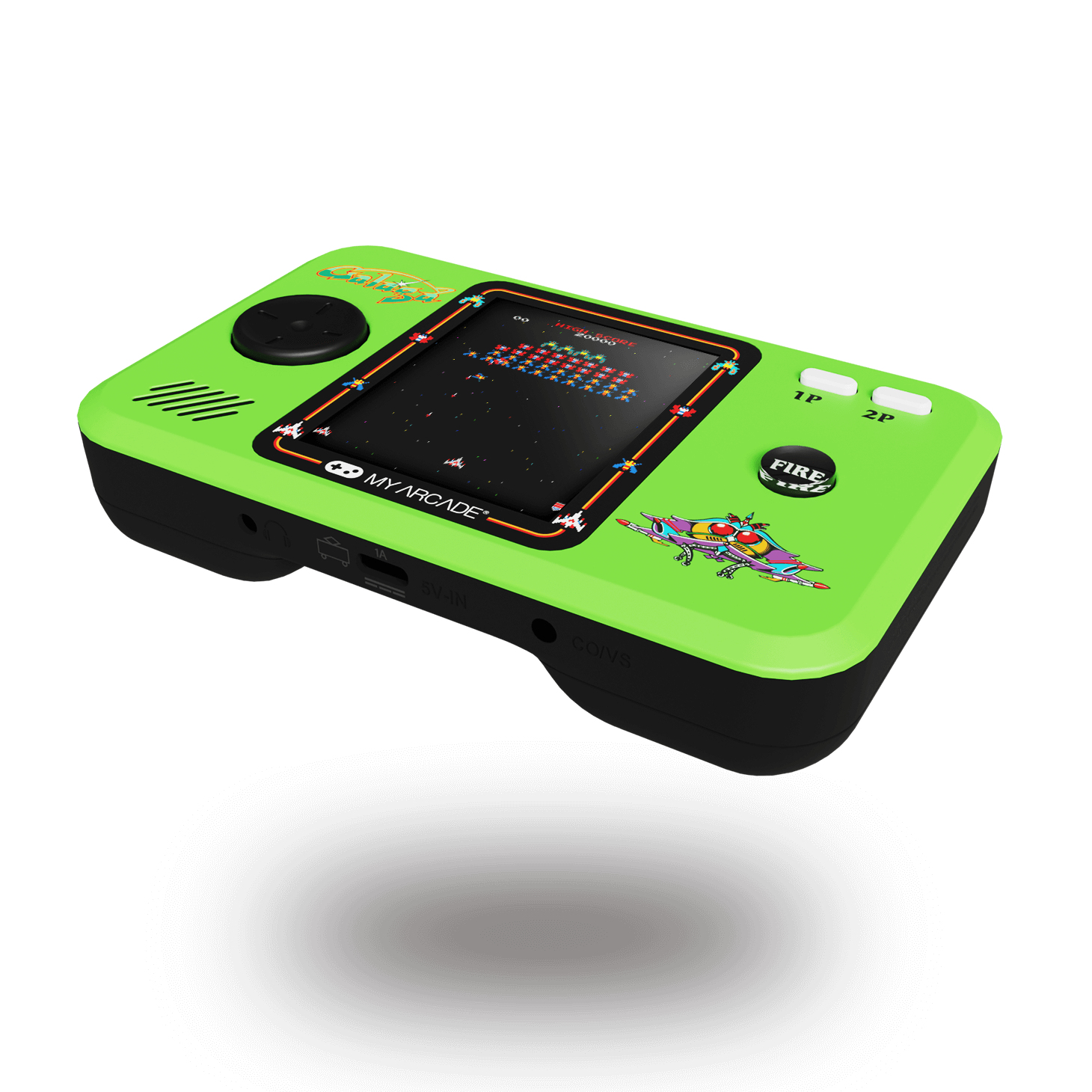 dreamGEAR My Arcade Pocket Player Pro Galaga Tragbare Spielkonsole 2.75" Mehrfarbig