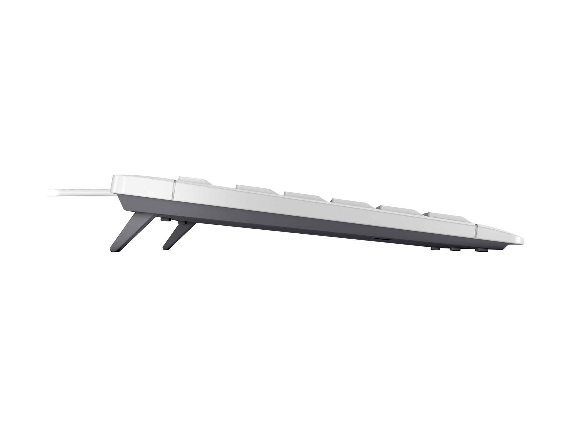 CHERRY STREAM KEYBOARD TKL Tastatur QWERTZ Deutsch Grau, weiß