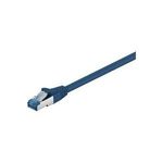 Wentronic Goobay CAT 6a Patchkabel, S/FTP (PiMF), Blau, 2 m - LSZH halogenfrei, Kupfer (93738)