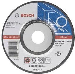 Bosch Accessories 2608600223 Schruppscheibe gekröpft 125 mm 22.23 mm 1 St.