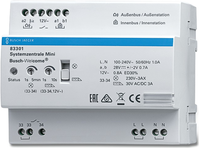 Busch-Jaeger 83301 zentrale Smart Home Steuereinheit Verkabelt (2CKA008300A0462)