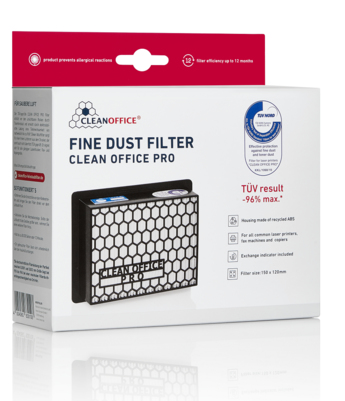 Riensch & Held Clean Office Pro Feinstaubfilter 150x120x50 mm Schwarz