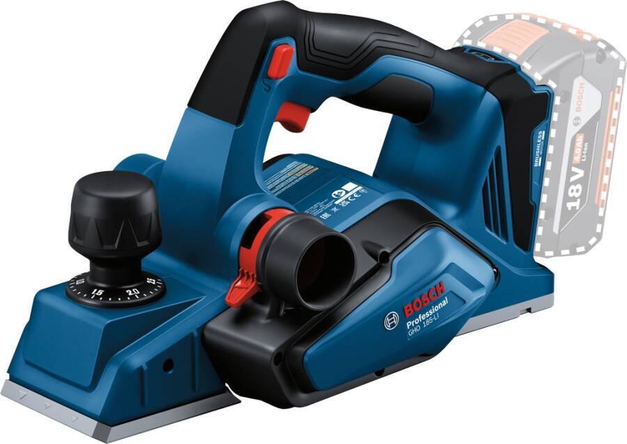 Bosch GHO 18V-26 Akku-Hobel 18.0 V ohne Akku (06015B5001)