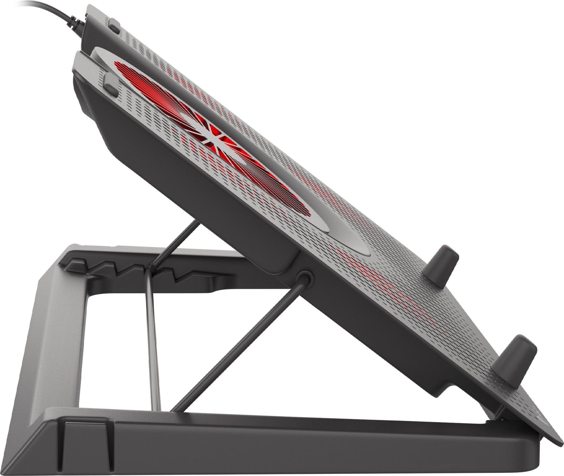 Genesis Oxid 550 Notebook-Kühler 15,6"-17,3" Schwarz