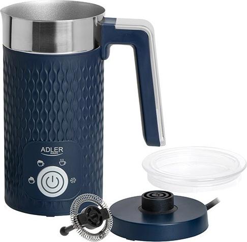ADLER AD 4494d Milchschäumer/-wärmer Automatisch, Marineblau (AD 4494d)