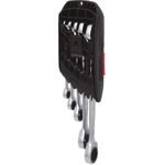 KS TOOLS GEARplus Ratschenringmaulschlüssel-Satz, umschaltbar, 5-tlg. 8-19mm (503.4605)