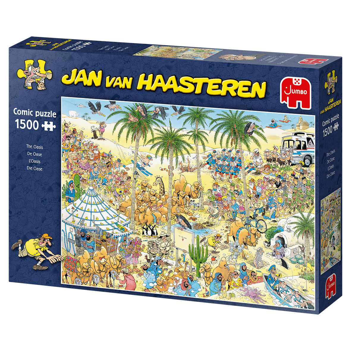Jumbo Spiele Jan van Haasteren The Oasis Puzzle 1500 Teile Mehrfarbig