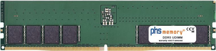 PHS-ELECTRONIC 32GB RAM Speicher kompatibel mit Thermaltake Tethys Snow DDR5 UDIMM 4800MHz PC5-38400