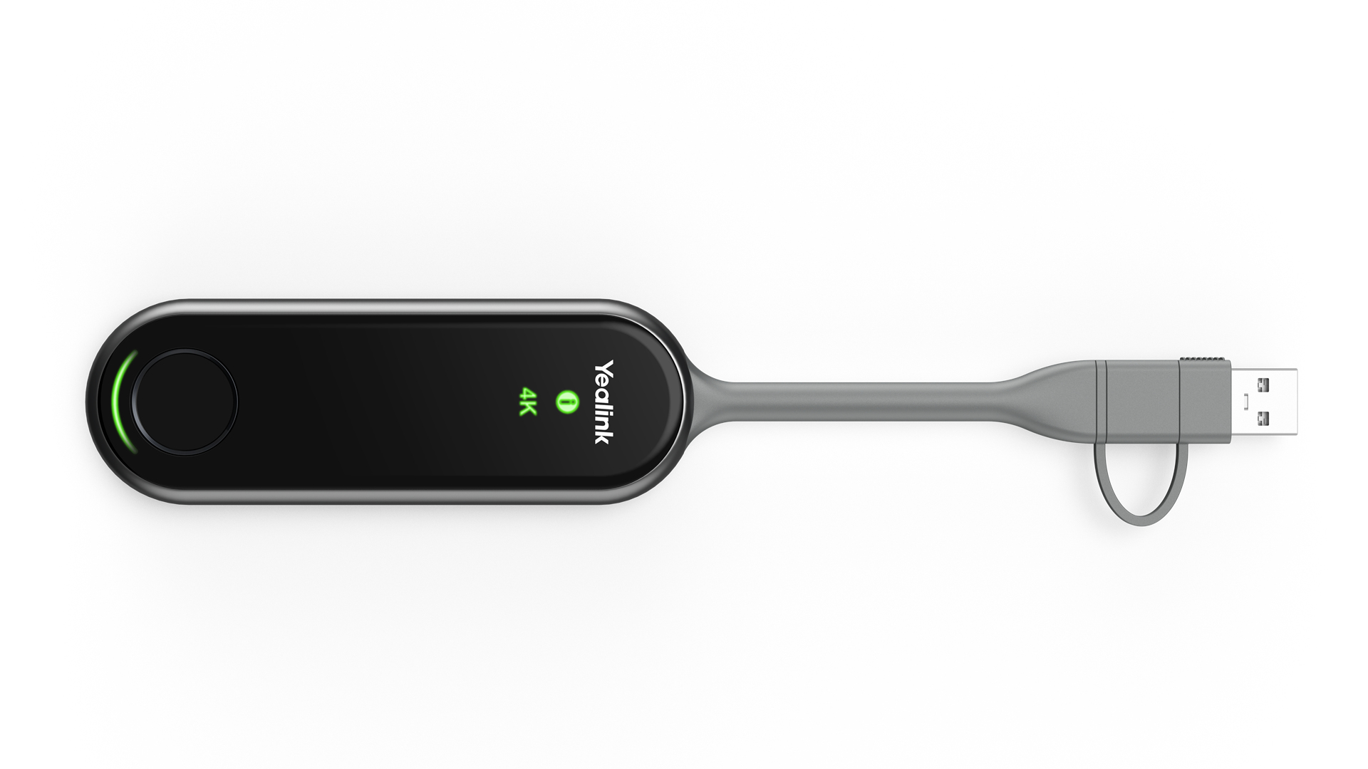 Yealink PA20 Wireless Sharing Pod 4K USB-C USB-A Schwarz