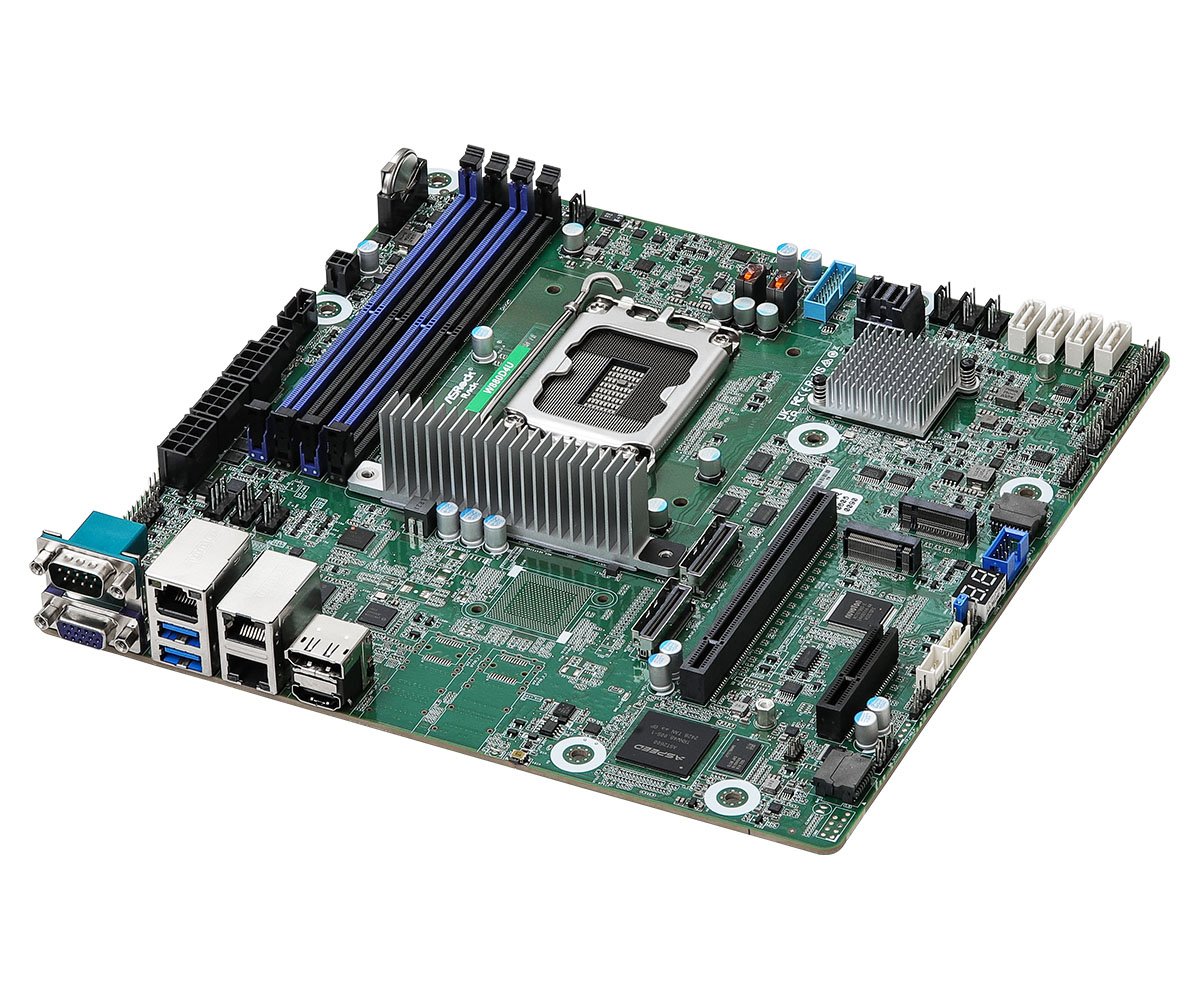 ASRock W880D4U Intel W880 LGA 1851 Micro-ATX Mainboard
