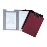 DURABLE Klemmbrett-Mappe Standard, DIN A4, dunkelblau aus Weichfolie mit Kartonverstärkung (2357-07)